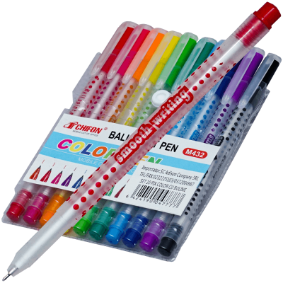 Set 10 pixuri color fluorescente fara mecanism Adison